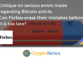 Forbes Contributor Bets That Bitcoin Can Replace Credit Cards
