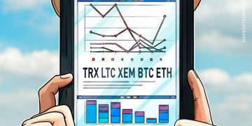 TRON, Litecoin, XEM, Bitcoin, Ethereum