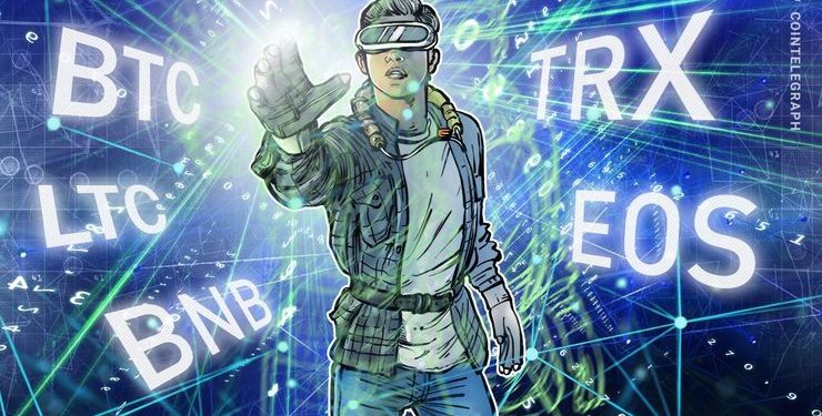 EOS, Binance Coin, TRON, Litecoin, Bitcoin
