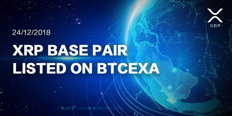 XRP Is Now The Base Pair Crypto On BTCEXA