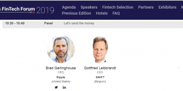Ripple CEO at Paris Fintech Forum Hints the biggest Risk in Crypto Market