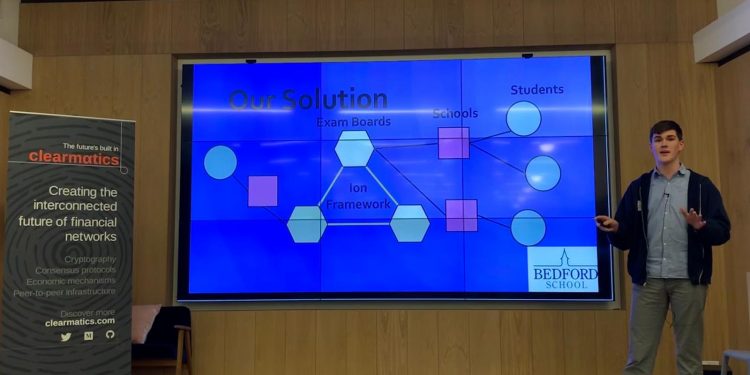 High School Team Places Third in Barclays Blockchain Challenge Event