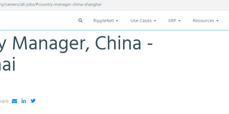 Ripple Launches New Branch in Shanghai, Hiring Country Manager