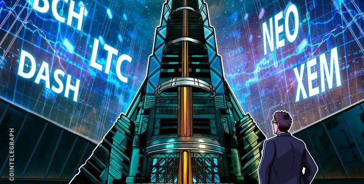 Top 5 Crypto Performers Overview: BCH, LTC, DASH, NEO, XEM