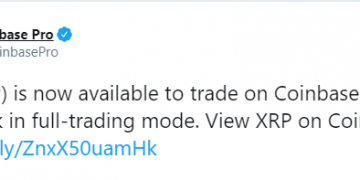 Coinbase Pro Adds XRP Trading Support For New York Customers