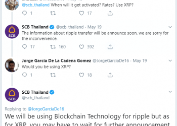 SCB Thailand Launches Ripple’s Payment But XRP to Integrate Soon