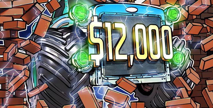 Bitcoin Price Parabolic Advance Continues Past $12,000