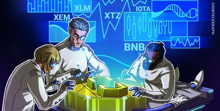 Top 5 Crypto Performers: XEM, XLM, XTZ, BNB, IOTA
