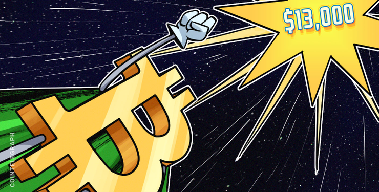 Bitcoin Breaks $13,000 As Rally Continues