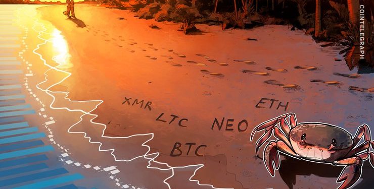 Top 5 Crypto Performers: NEO, LTC, BTC, ETH, XMR