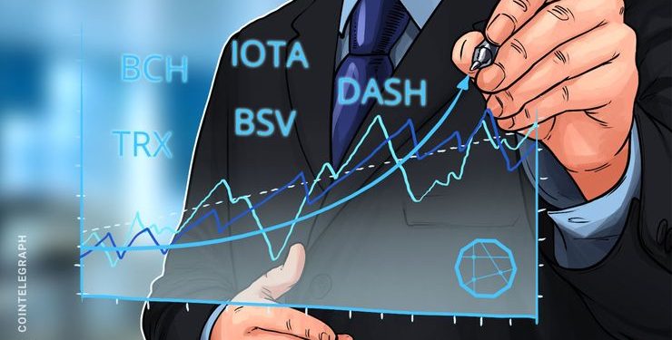 Bitcoin Cash, IOTA, TRON, Bitcoin SV, DASH