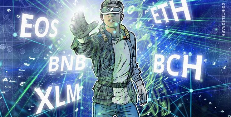 EOS, Ethereum, Bitcoin Cash, Binance Coin, Stellar