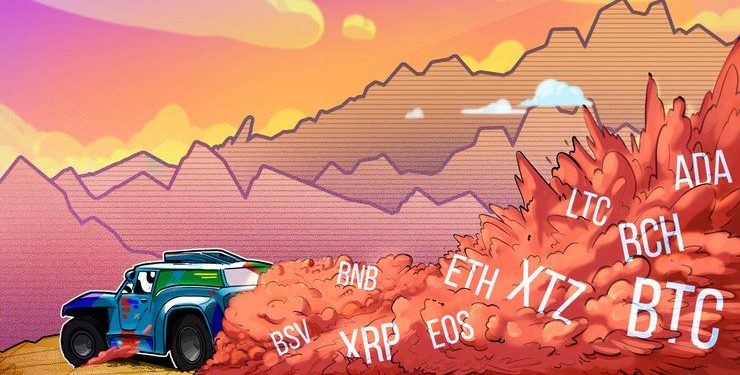 Price Analysis Feb 26: BTC, ETH, XRP, BCH, BSV, LTC, EOS, BNB, XTZ, ADA