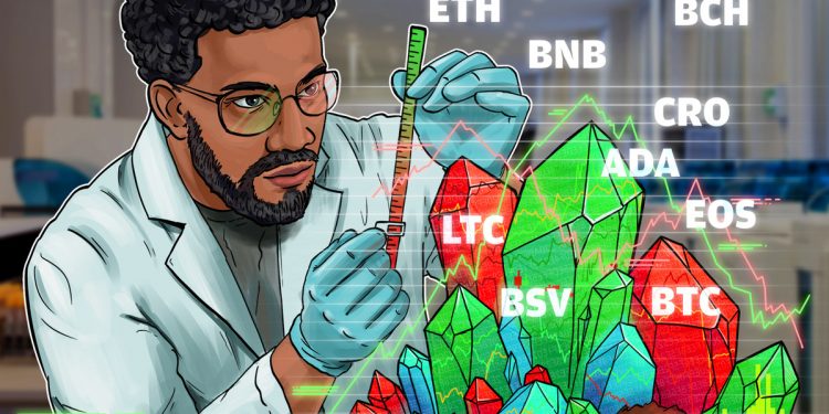 Selling price Analysis 7/31: BTC, ETH, XRP, BCH, BSV, LTC, ADA,CRO, BNB, EOS