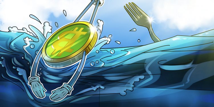 Bitcoin Income hits report lows vs. Bitcoin times prior to challenging fork