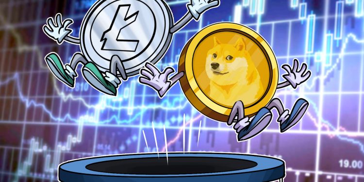 Litecoin, Dogecoin and large-cap altcoins rally as Bitcoin value hits $23.8K