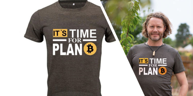 Mend Thyself with Leela Quantum Tech’s ‘Plan B’ Bitcoin Edition Quantum T-Shirt