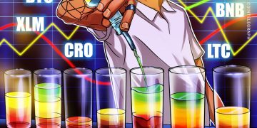 Top 5 cryptocurrencies to look at this 7 days: BTC, XLM, CRO, BNB, LTC