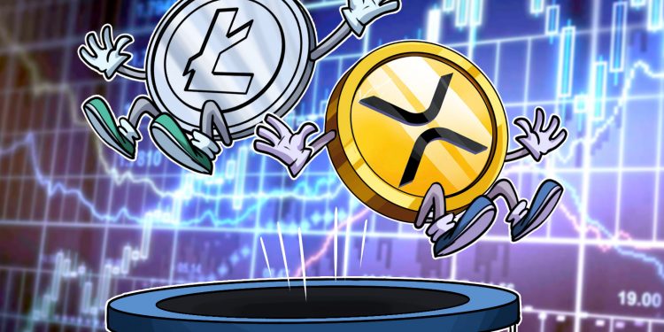 Litecoin briefly flips XRP as 4th biggest crypto amid Ripple-SEC spat