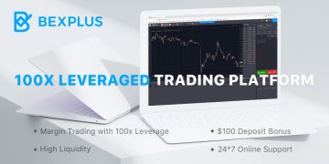 Bexplus Features 100x Leverage Crypto Trading & 100% Deposit Reward