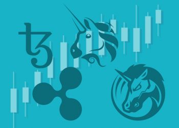 Ripple (XRP), Uniswap (UNI), Tezos (XTZ), 1inch (1INCH)