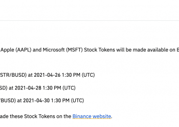 Binance Launches Inventory Token Trading for Apple, MicroStrategy, & Microsoft