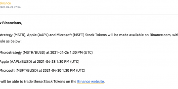 Binance Launches Inventory Token Trading for Apple, MicroStrategy, & Microsoft