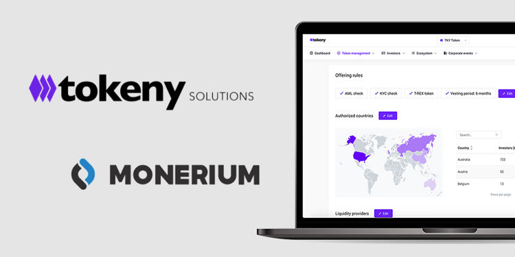Tokeny Solutions adds Monerium’s digital euro gateway to its security token platform