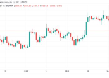 bitcoin falls from $66k highs, tesla down 3% after elon musk warns he could sell more stock