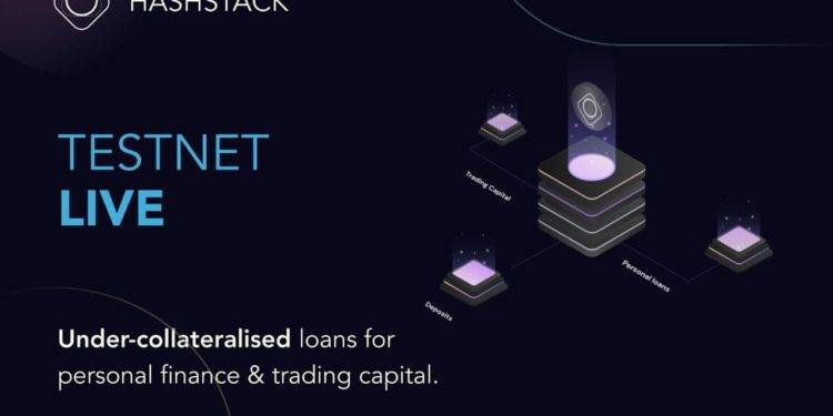hashstack finance solves defiâs high loan collateralization requirements by launching the open protocol testnet